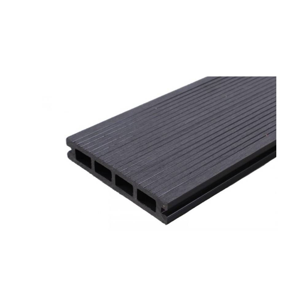 Panel deck madera 25 mm 14x290 cm gris