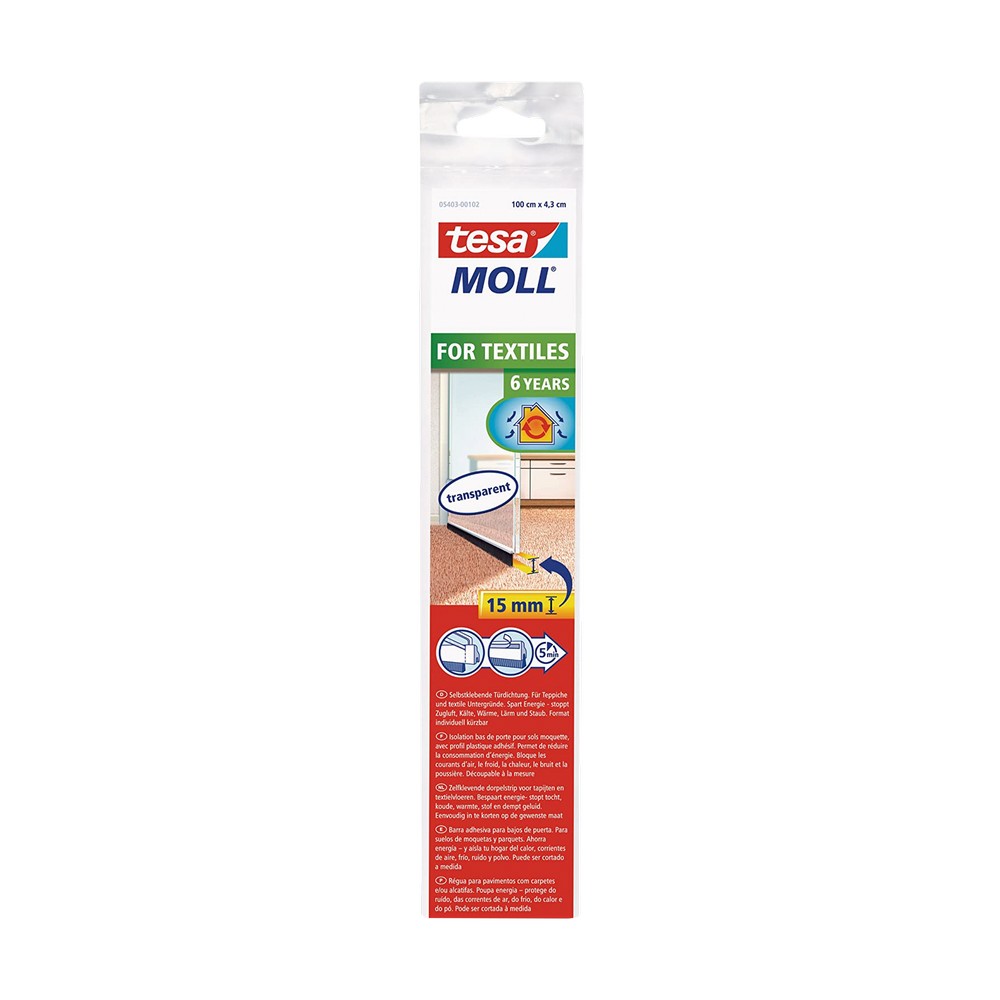 Barre polvo 1 m color blanco con escobilla