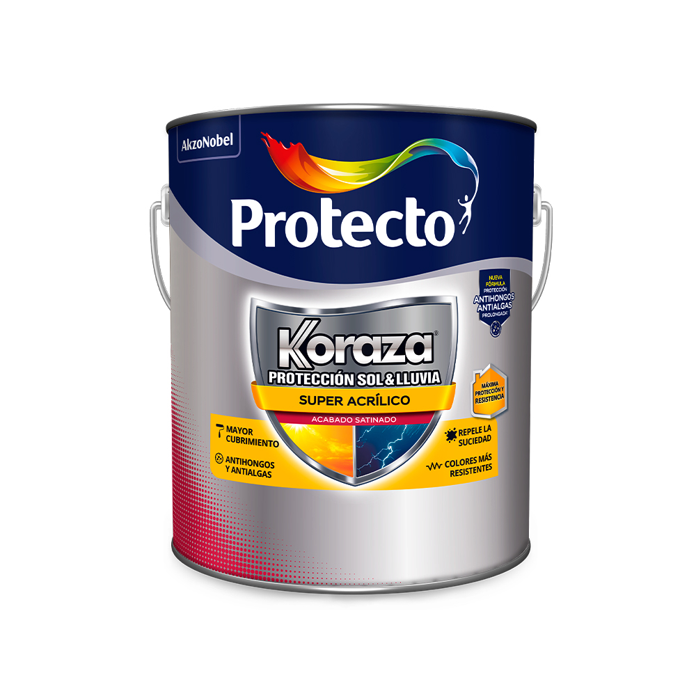 Pintura satin base accent koraza 1 g
