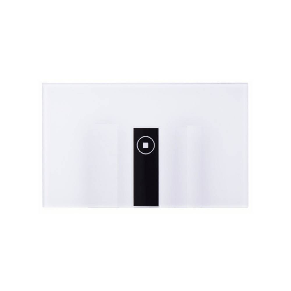 Interruptor sencillo de pared wifi blanco y negro