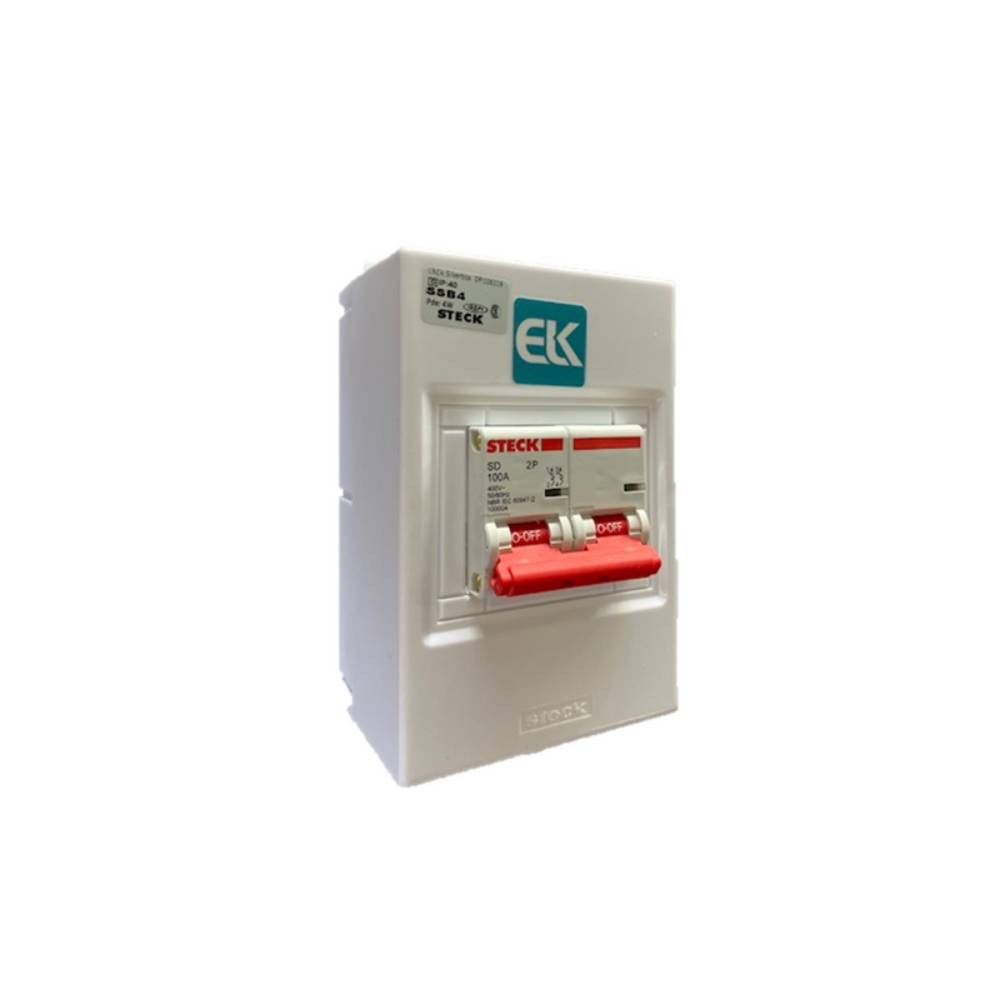 Breaker caja para interior de sobreponer 100ax2p steck
