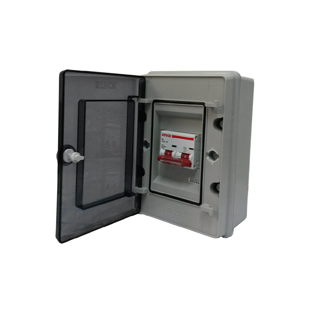 【Kyokopalette】 1200g×2 Breaker caja grande para interperie sobreponer 125ax2p steck