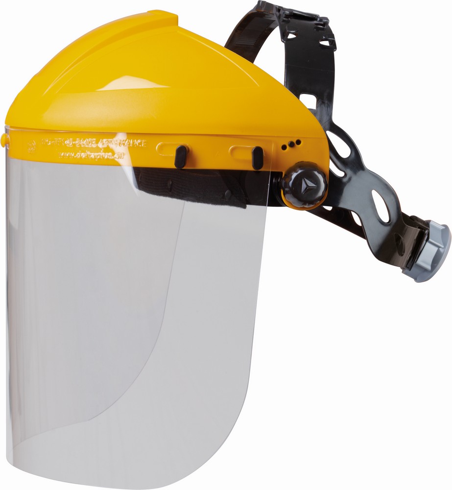 Careta para esmerilar visor con borde plastico