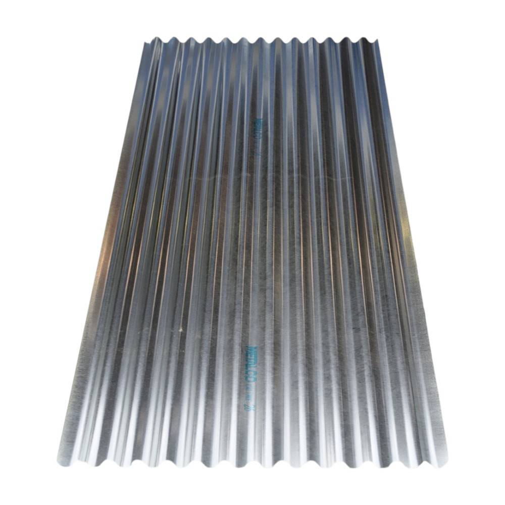 Lamina techo galvanizada ondulada calibre 26 0.45 mmx0.81x1.83 m