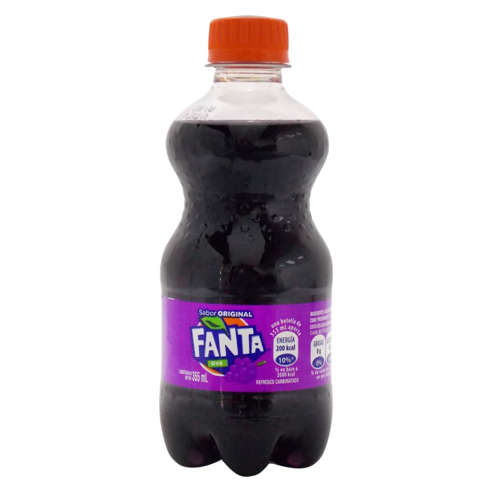 Refresco botella 355ml fanta uva