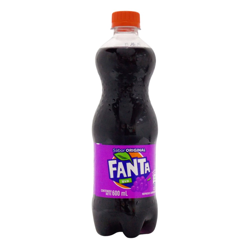 Refresco botella 600ml fanta uva