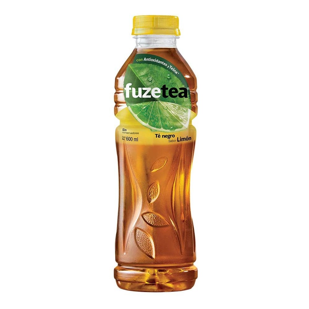 Refresco botella 500ml fuz tea negro limón