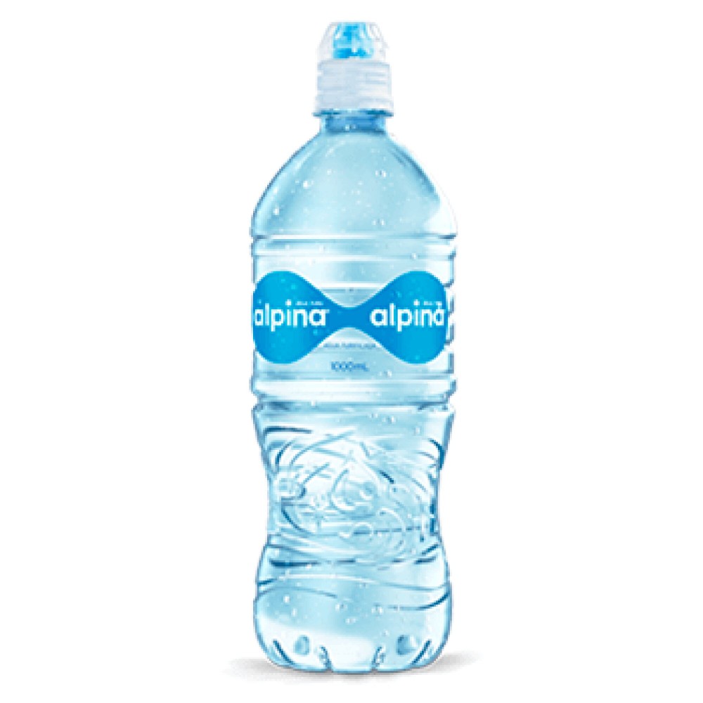 Agua embotellada 1000ml alpina