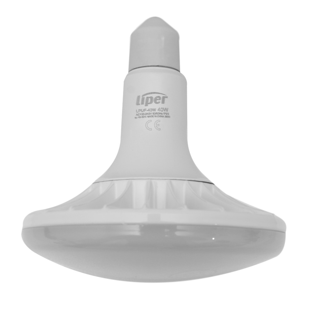 Bombilla led ufo 40w 3200lm 100-240vac liper luz blanca