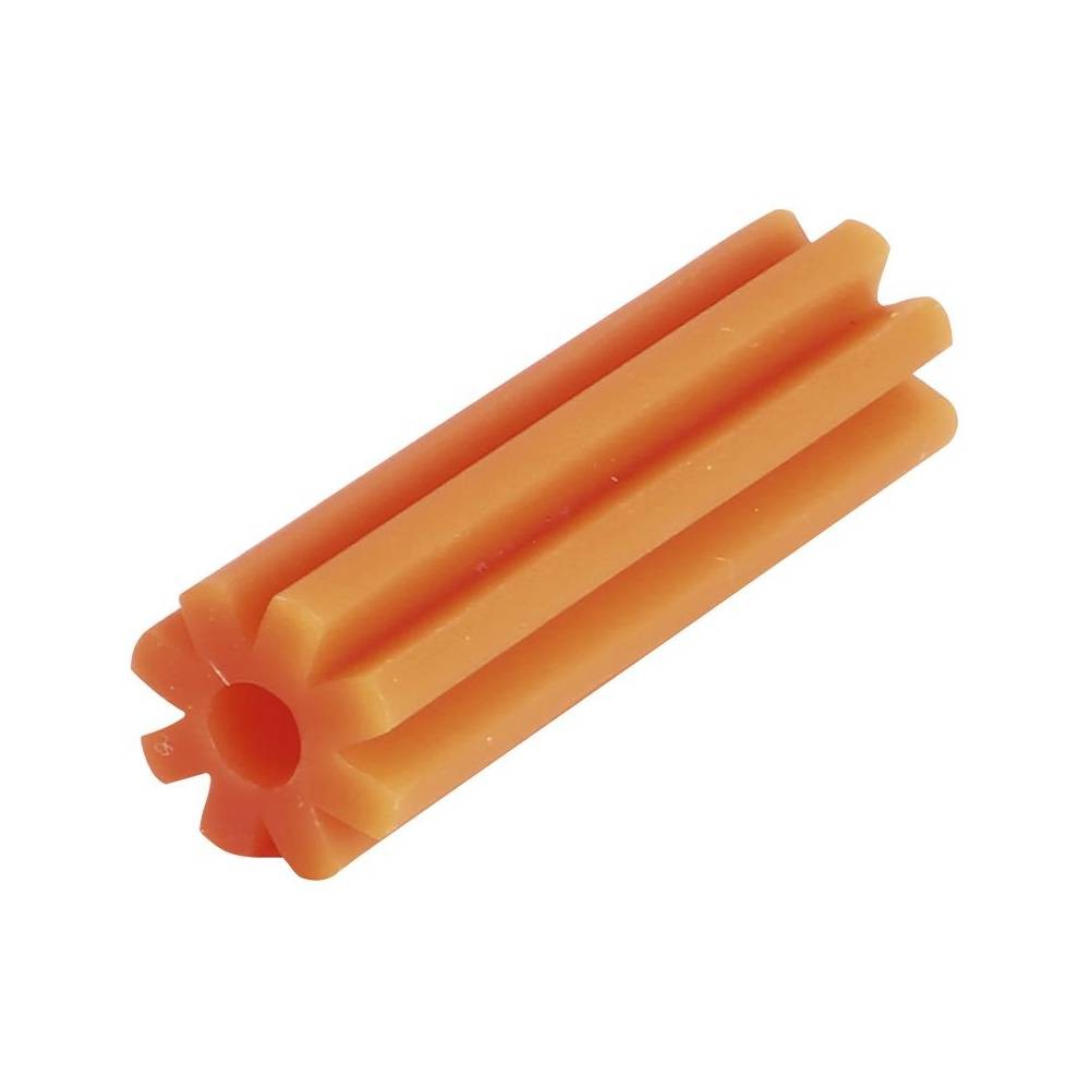 Expander plastico radial 8x28 mm 15 unidades naranja