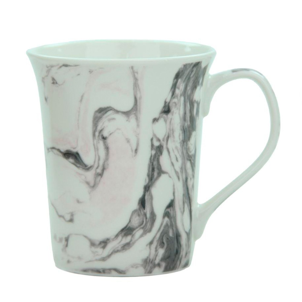 Taza ceramica 350ml marmoleada surtido