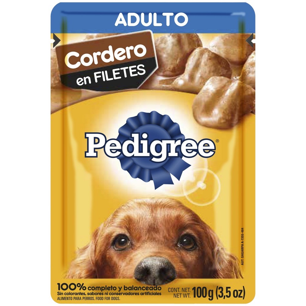 Comida húmeda perros adultos, Cordero