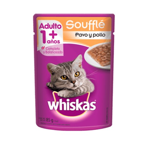 Alimento para gato sabor a pavo y pollo 85 g