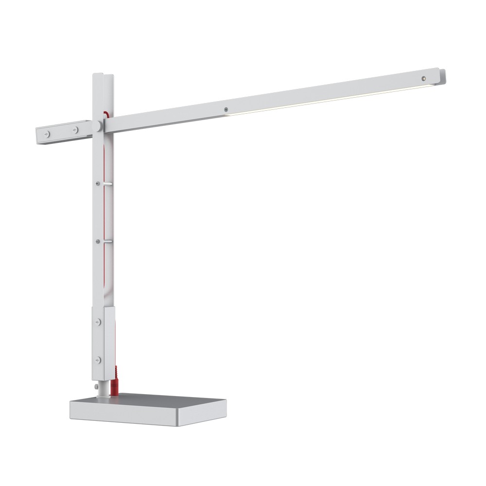 Lámpara de escritorio led 12w silver dimable