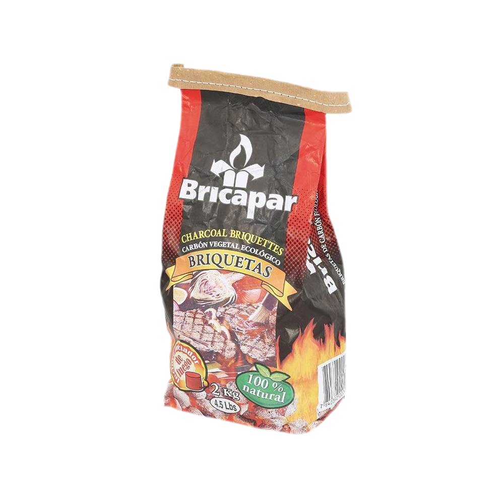 Briqueta de carbon vegetal para parrilla 2 kg