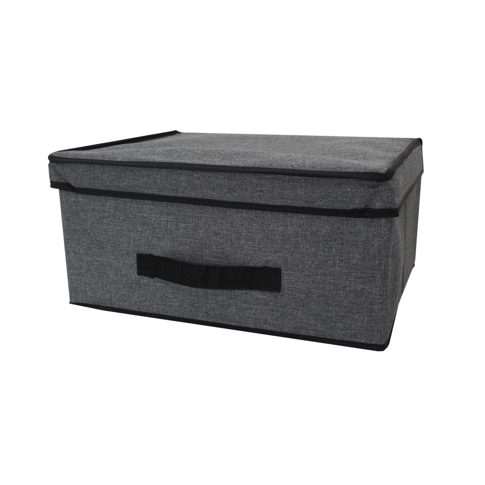 Caja de almacenamiento plegable de tela, diseño surtido, caja de