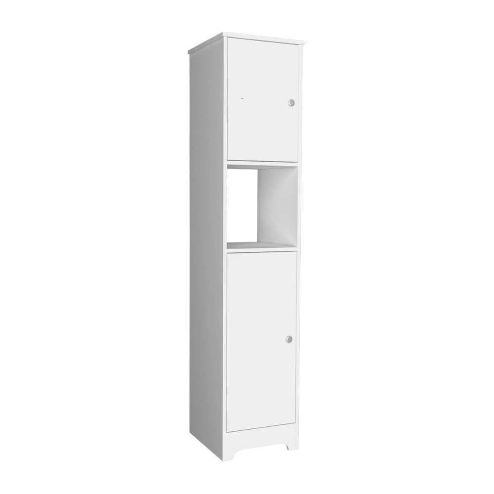 Mueble organizador 3 espacios horizontal / Blanco