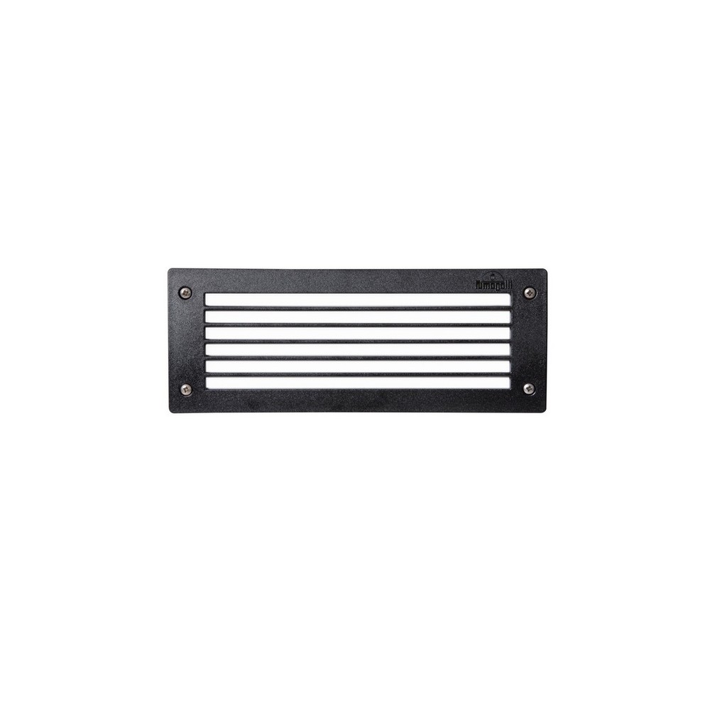Lámpara de empotrar a la pared e27 leti 300 gl black
