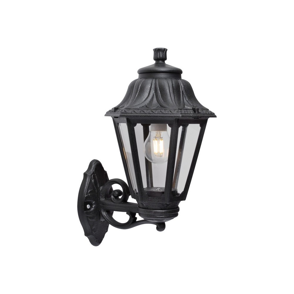 Farol para exterior a la pared color negro 1 luz