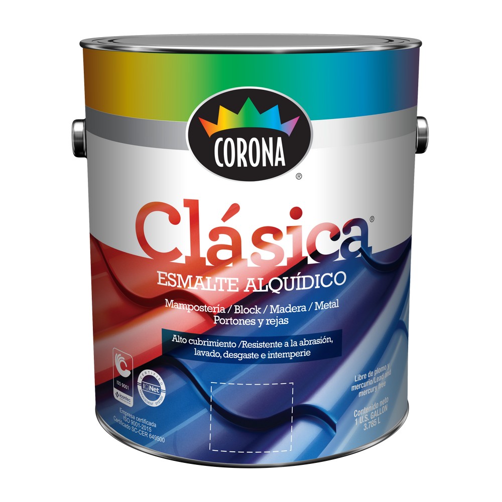 Pintura esmalte negro 1 gal (3.78 l)