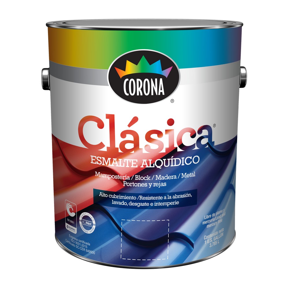 Pintura esmalte aqua 1 gal (3.78 l)