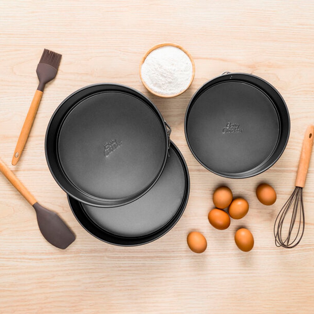 Molde para hornear desmontable bc1057 3 pzas - Moldes antiaderentes