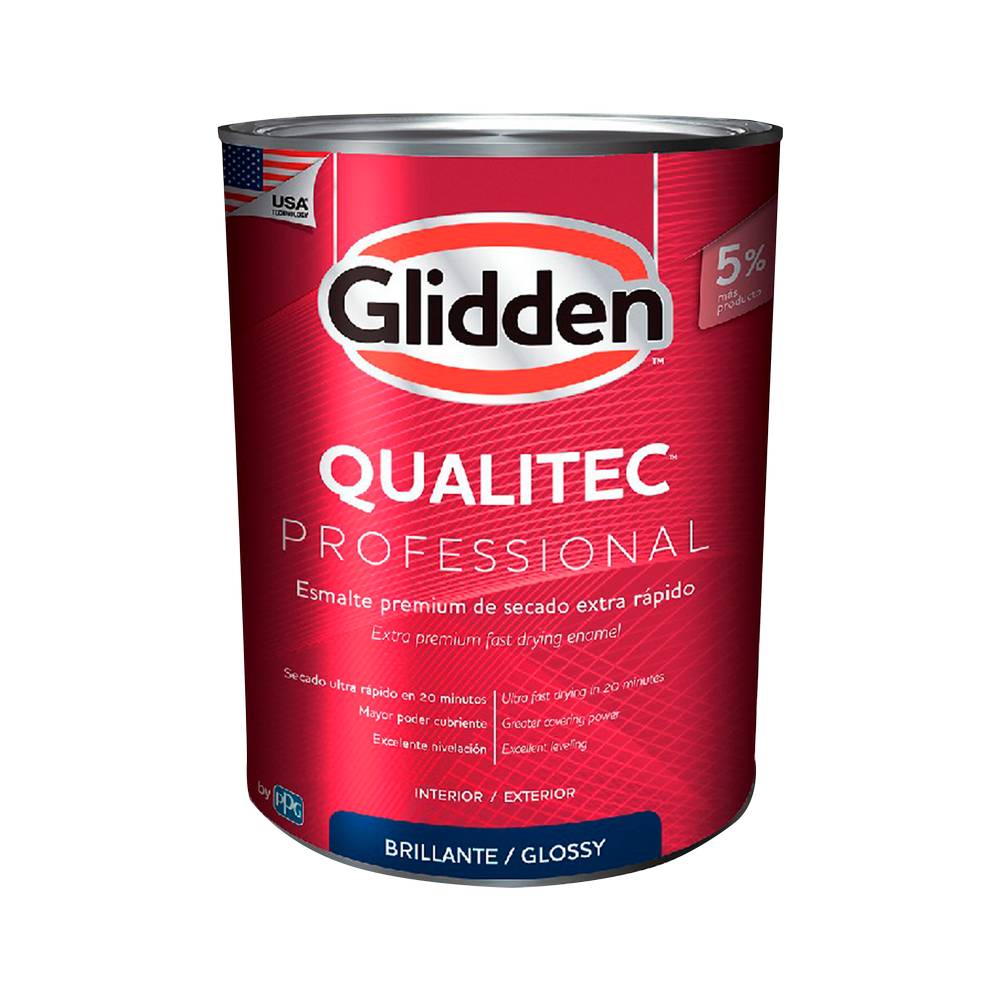 Anticorrosivo secado rapido base ultra-acc brillante qualitec prof 4 l (gal)