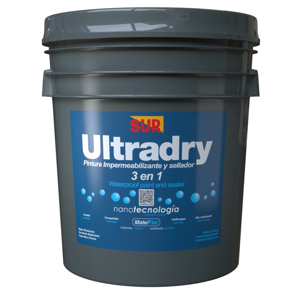 Impermeabilizante ultra dry 5 gal base blanca
