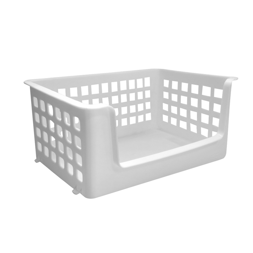 Canasta blanca rubbermaid fg5582rdwht - Cestas para lavandería