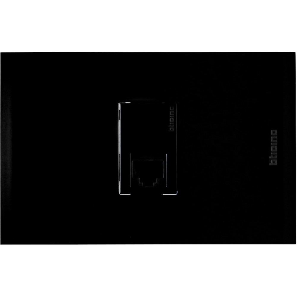 Toma datos sencilla rj45 cat6 negra bticino