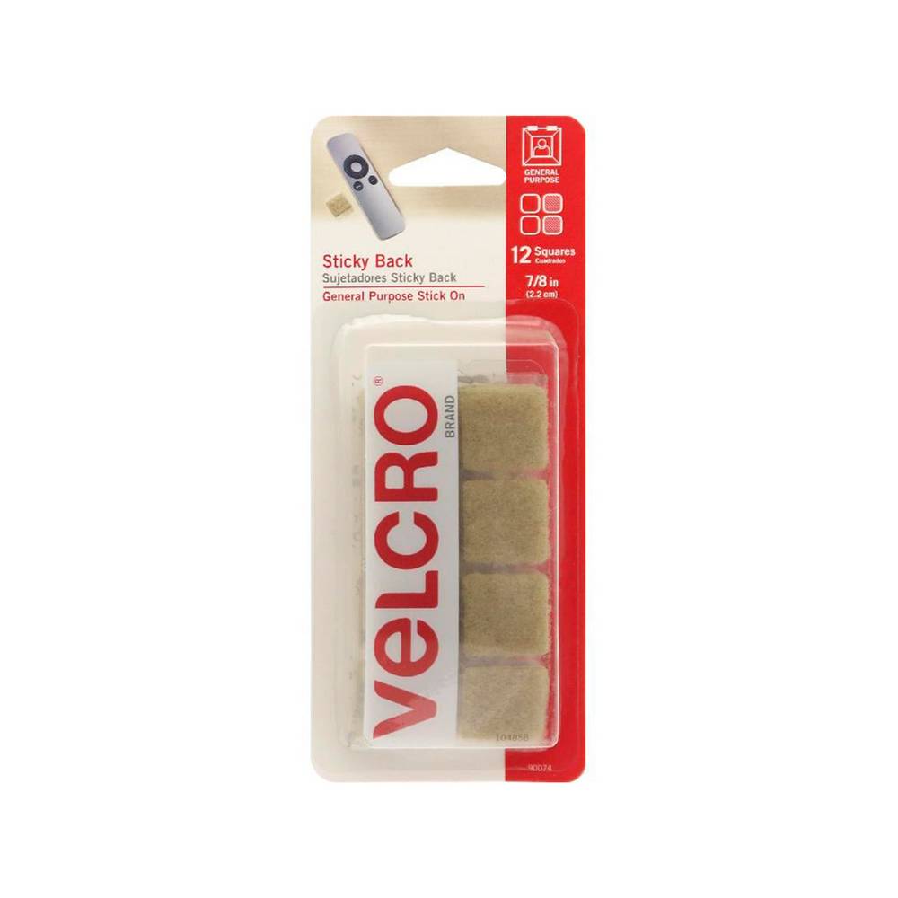 Cuadros de velcro beige multiusos 7/8 in