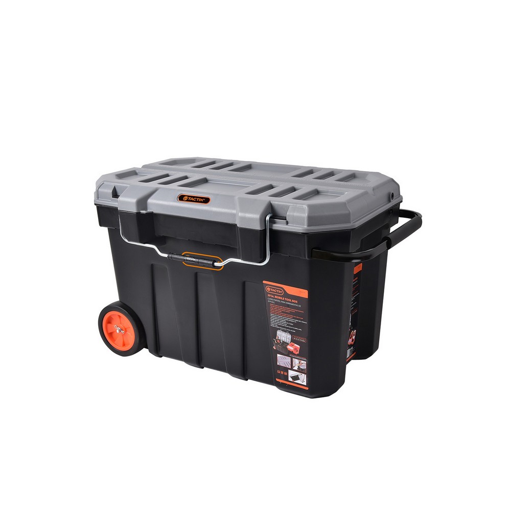 Caja para herramientas plástica con ruedas 29 pulg