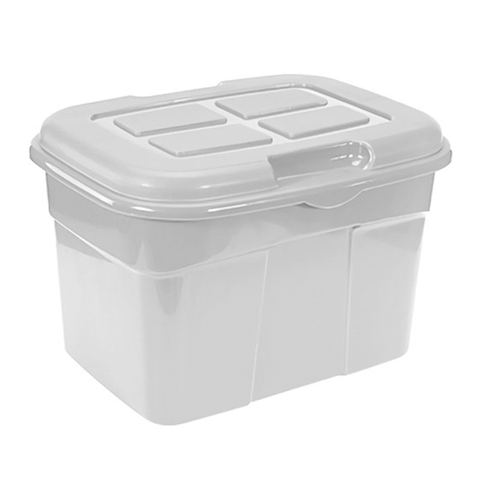 Caja con tapadera blanca jumbito 32 l