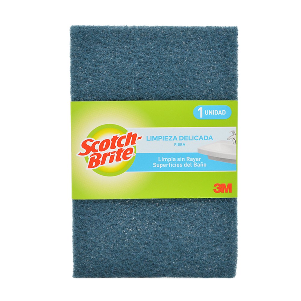 Esponja fibra limpieza delicada cero rayas baño 1