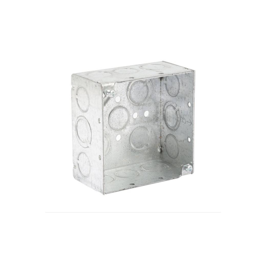 Caja cuadrada de metal 4 x 4
