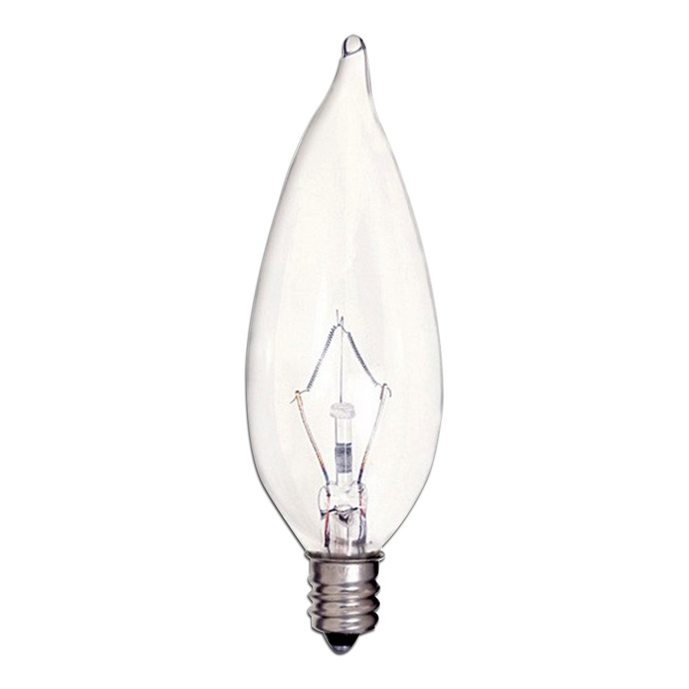 Bombilla incandes 25w clear punta vuelta e-12