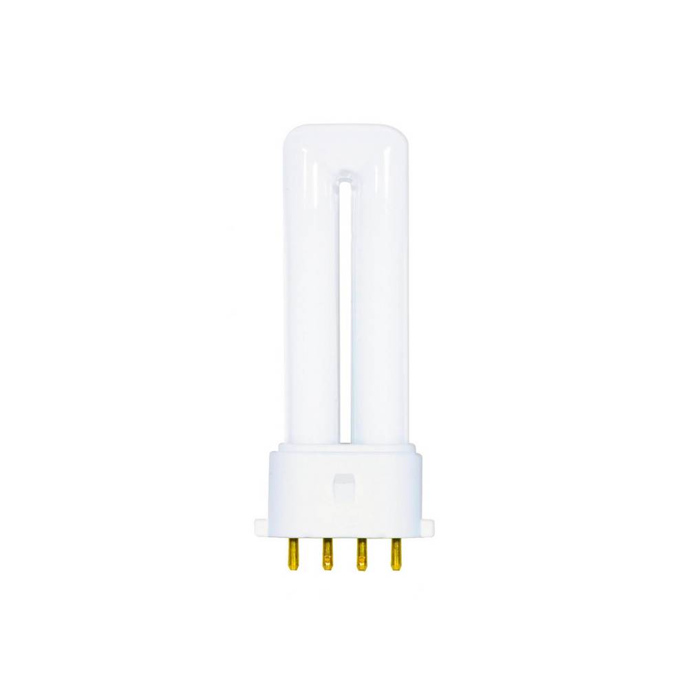 Tubo fluorescente doble 5w 2g7 4pines 4100k