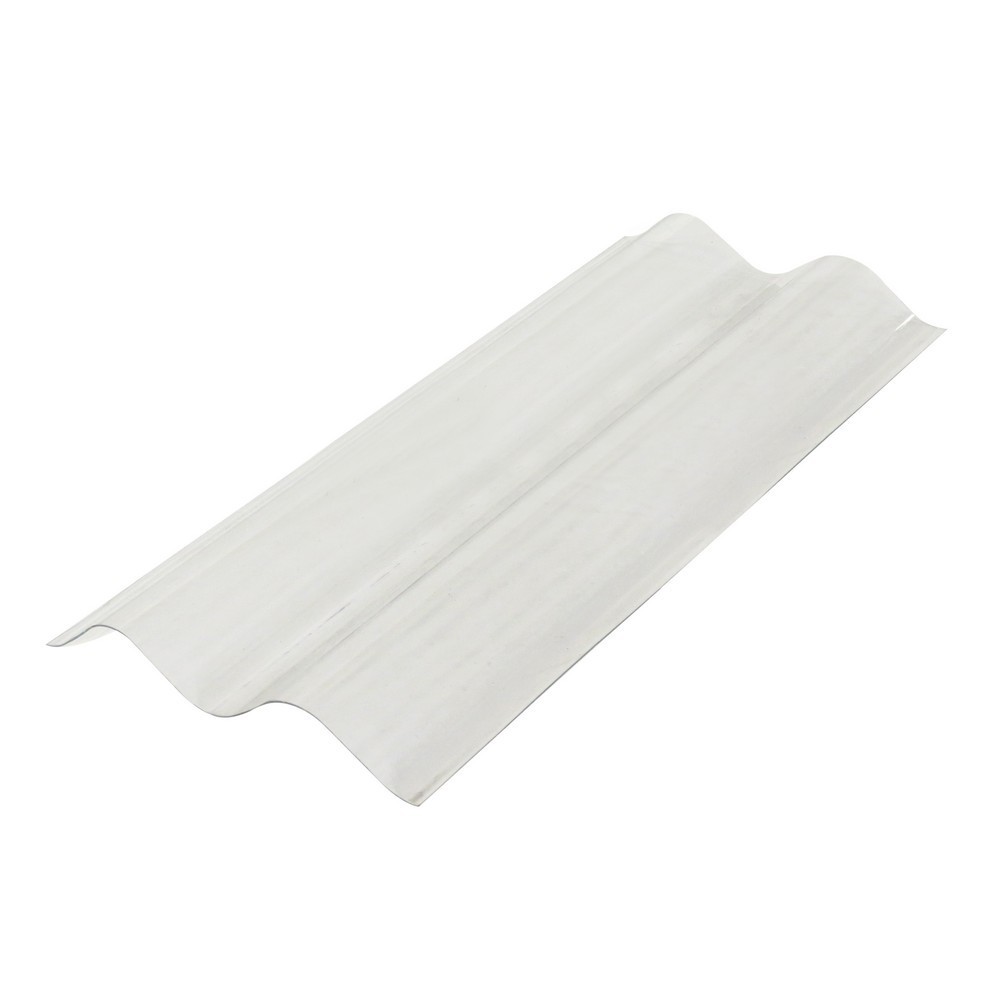 Lámina de policarbonato acanalada blanco 7 ft