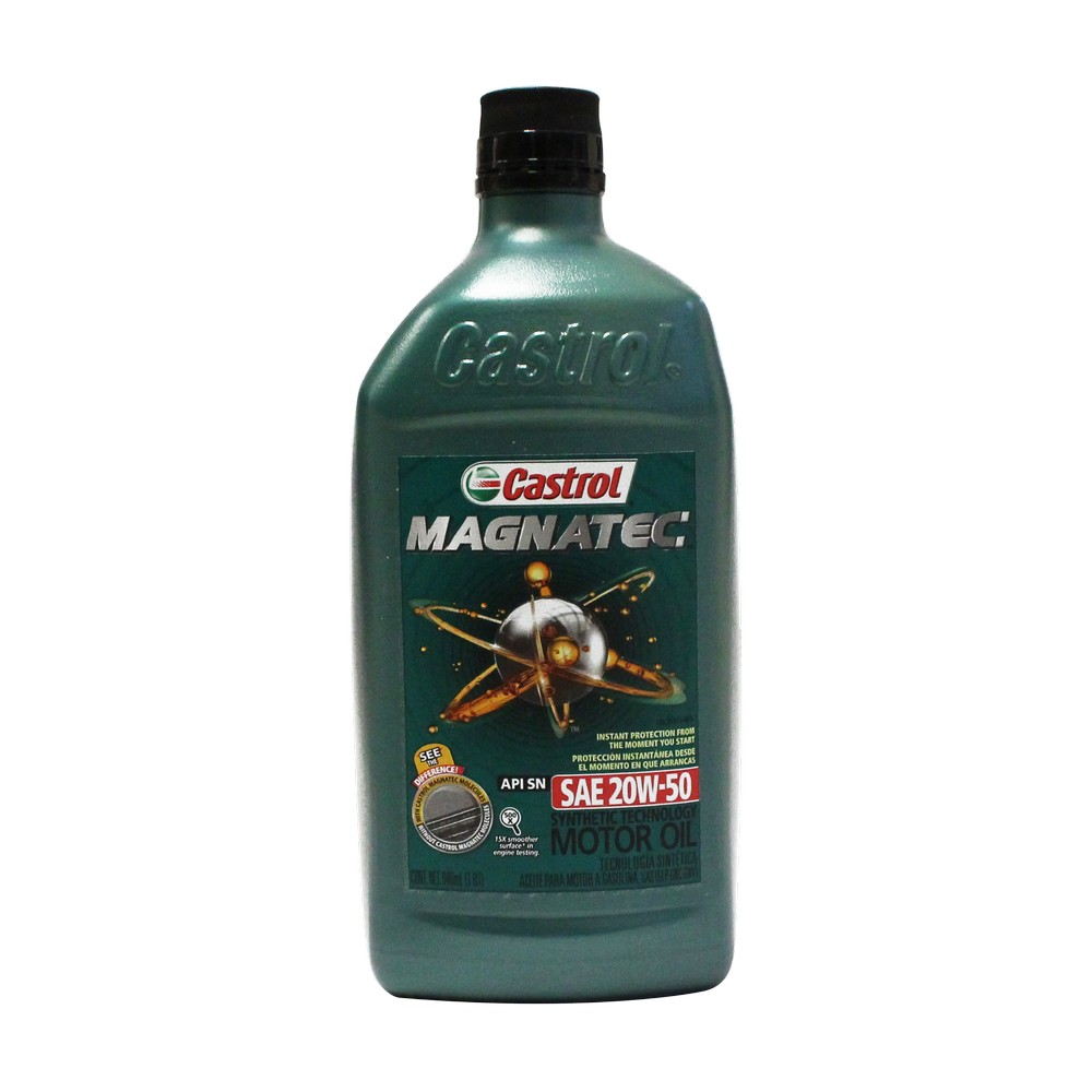 Aceite de motor gasolina 20w50 magnatec sintético 946 ml