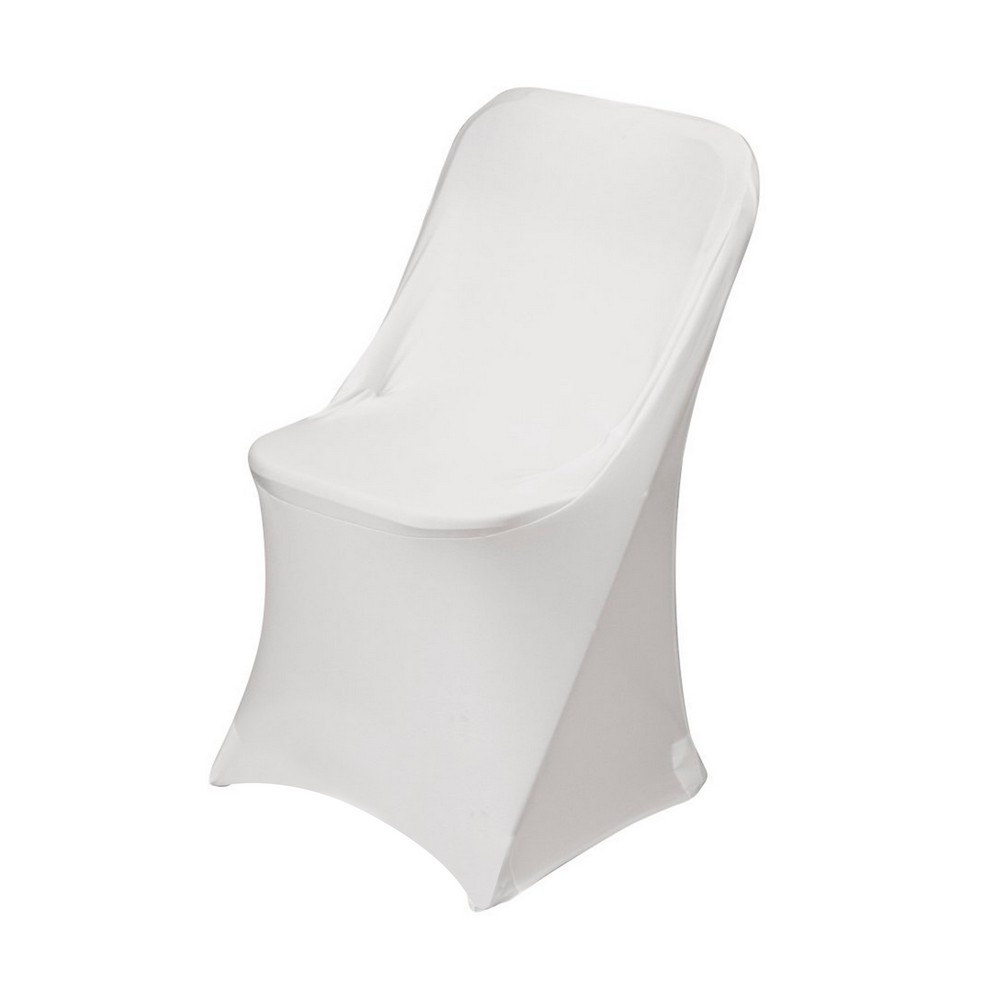 Spandex goodtime para silla plegable blanco