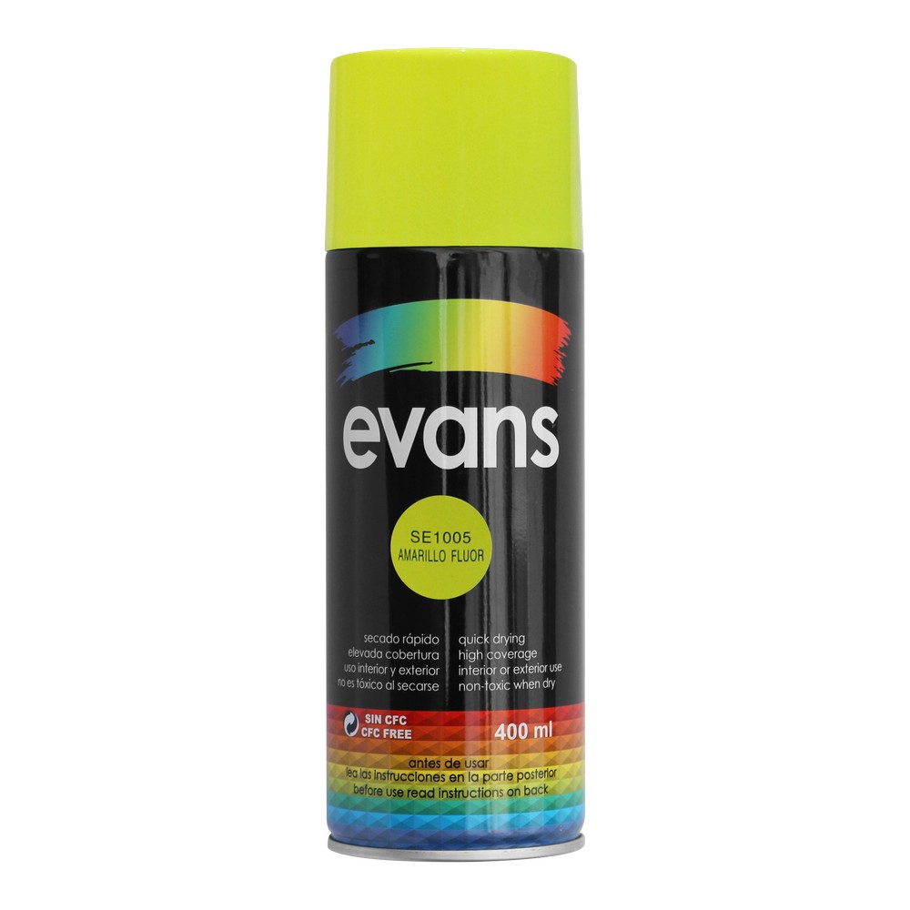 Pintura en spray amarillo fluor 400ml