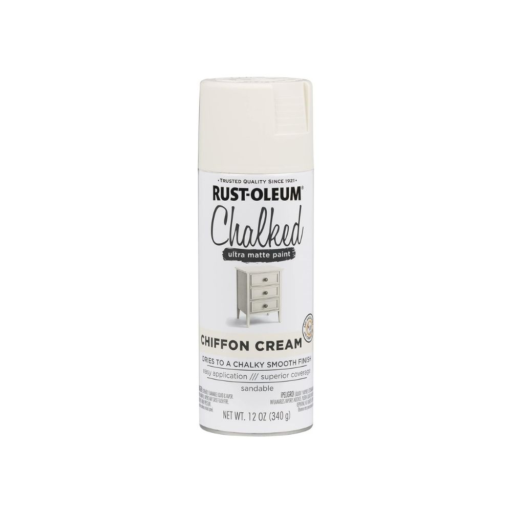 Pintura en spray crema acab yeso 12 onz