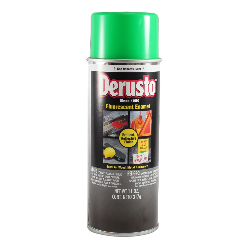 Pintura en spray verde fluorescente 12 oz