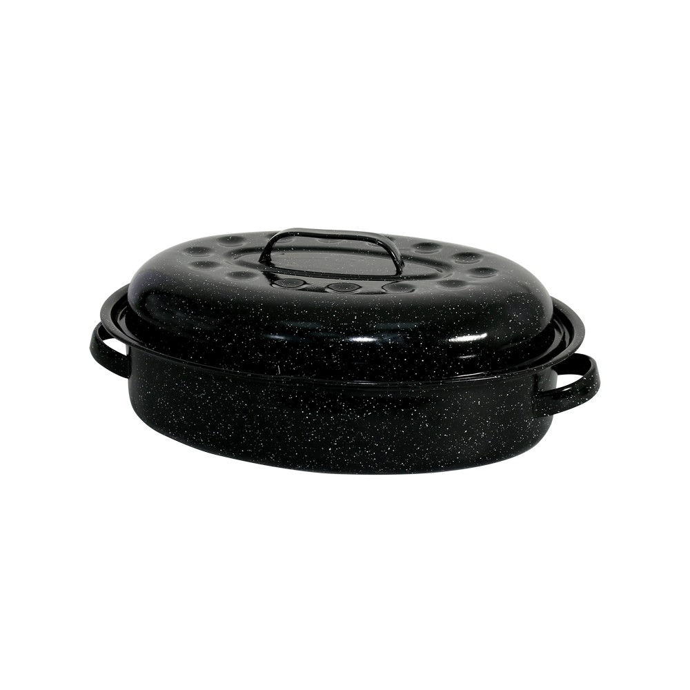 Asador ovalado negro or-13