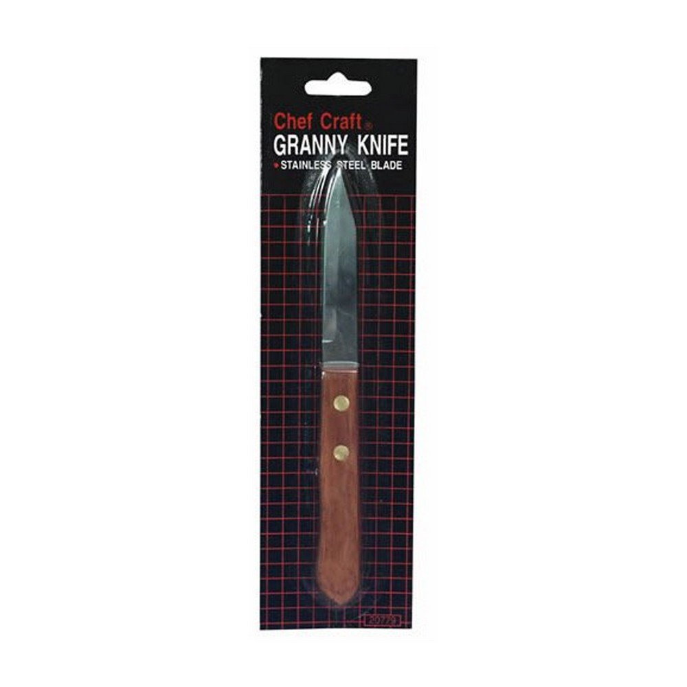 Cuchillo mango de madera granny 3 in