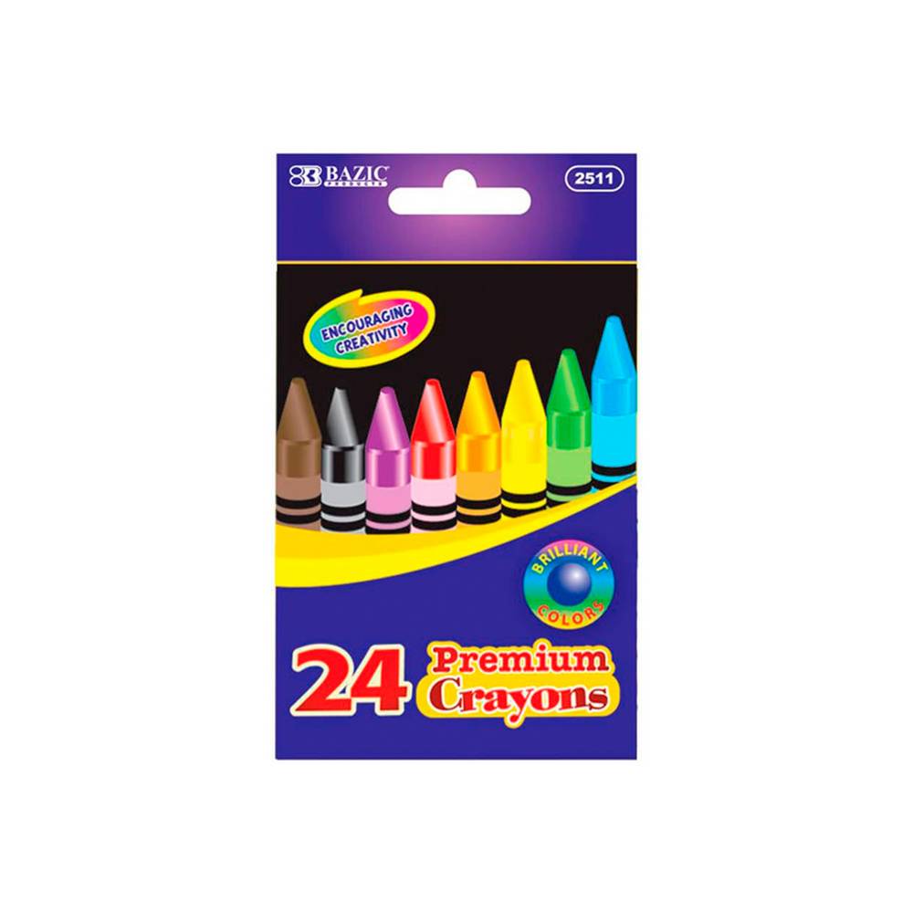 Crayones de cera 24 colores