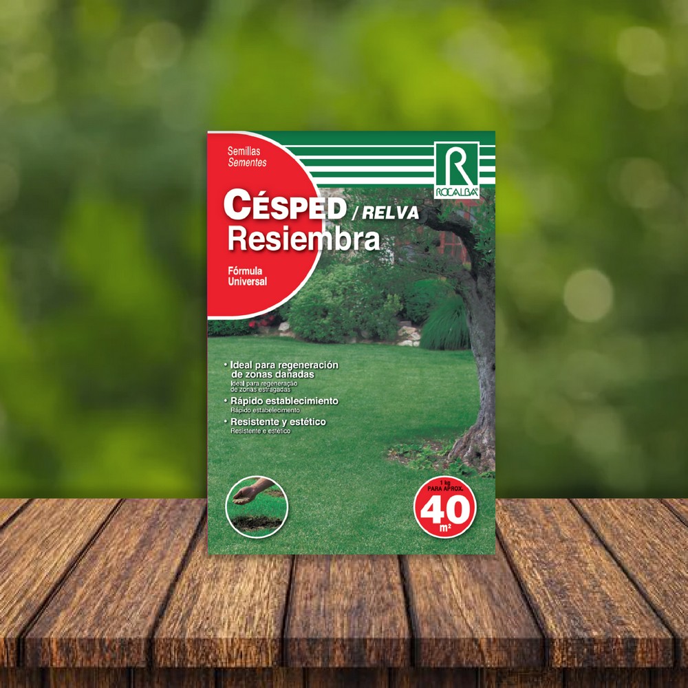 Cesped de resiembra universal cubre 4 m2