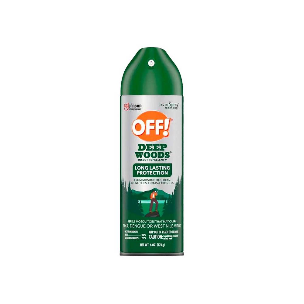 Repelente off aerosol 6 onz deep wood 106200040