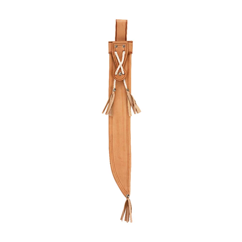 Vaina para machete viscaino cuero natural 18 in