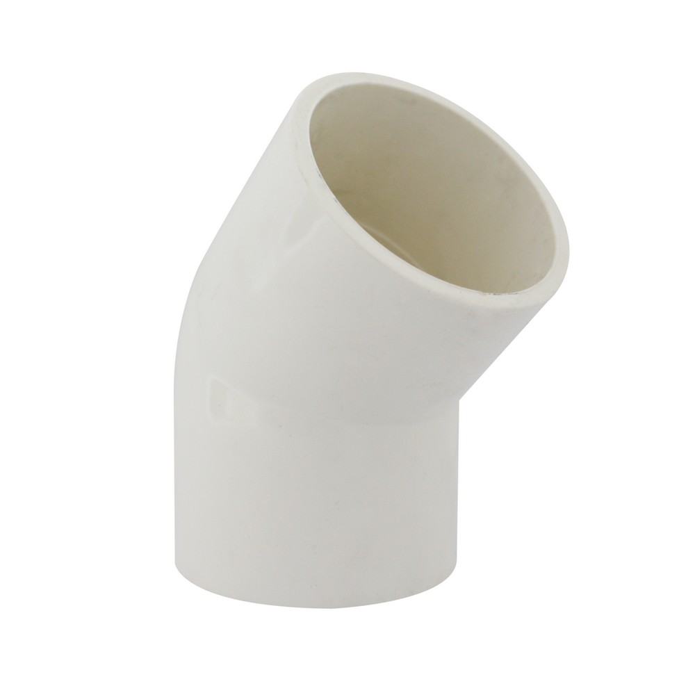 CODO PVC A 45° SIN ROSCA DE 3 PULG (7.62 cm)